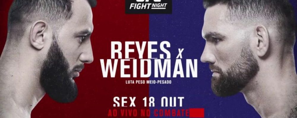 Прямая трансляция UFC on ESPN 6: Крис Вайдман — Доминик Рейес